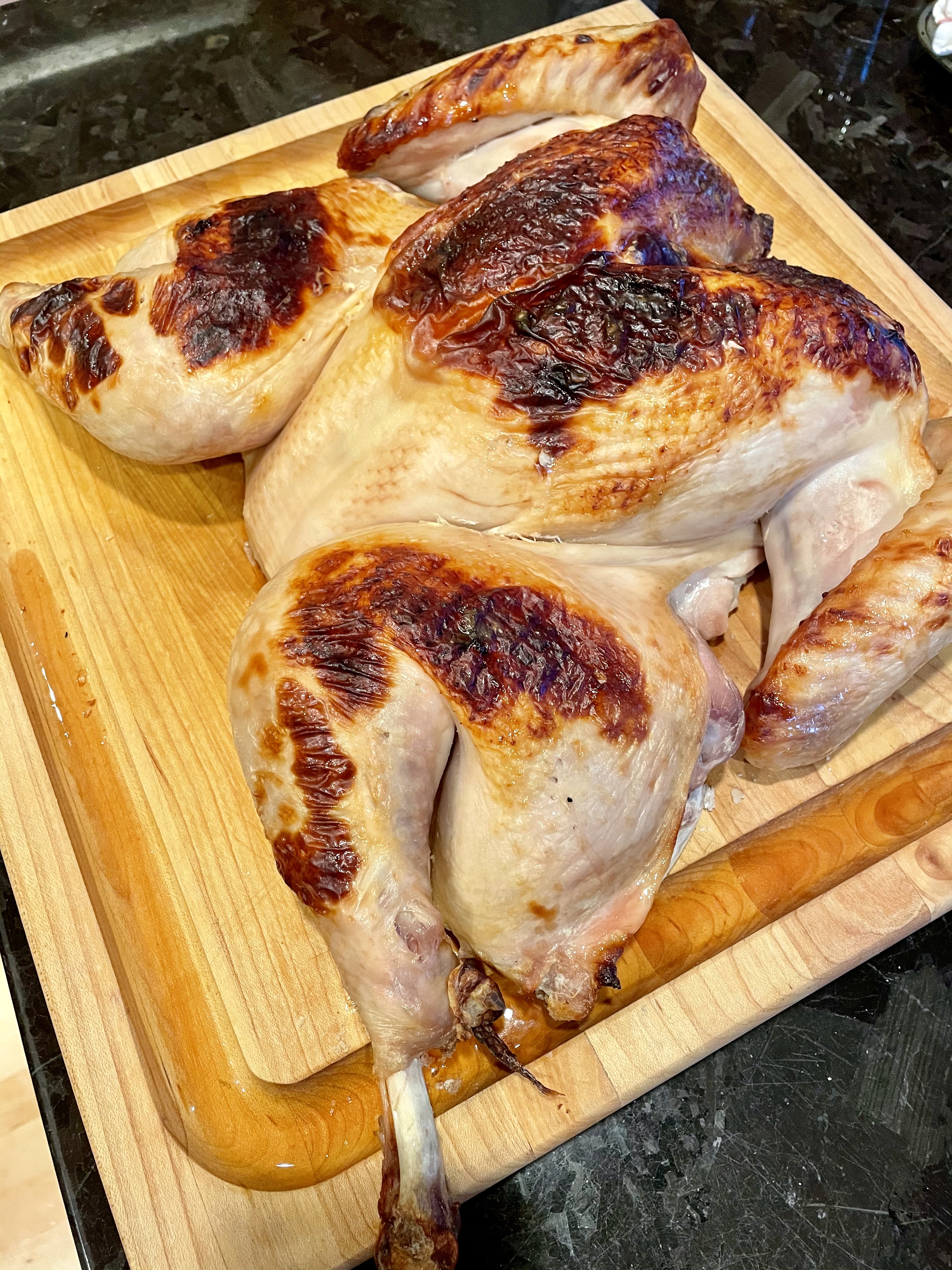 Spatchcocked Buttermilk Brined Turkey