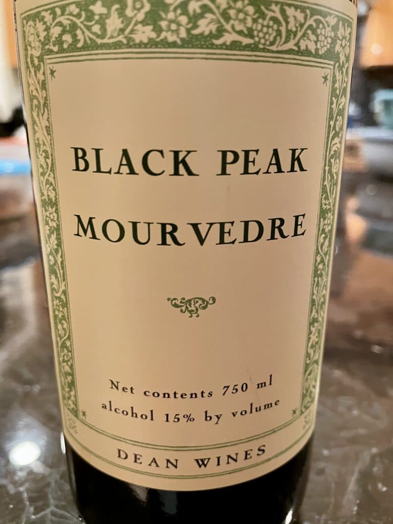 Black Peak Mourvèdre