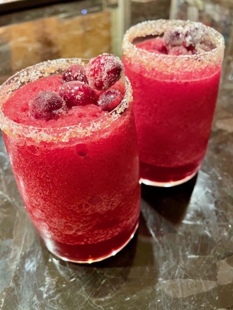 Frozen Cranberry Margarita