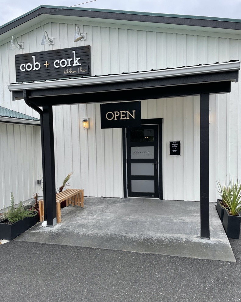 Cob + Cork Entrance