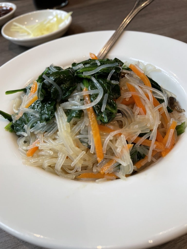 Spinach with Vermicelli