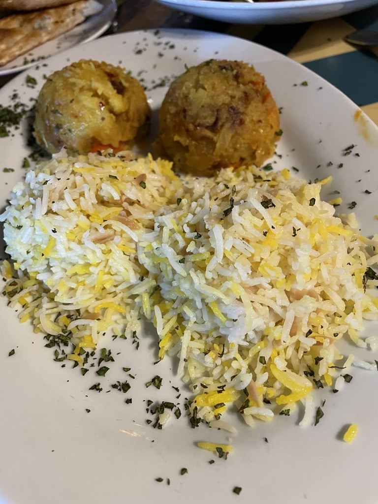 Köfte with Basmati Rice