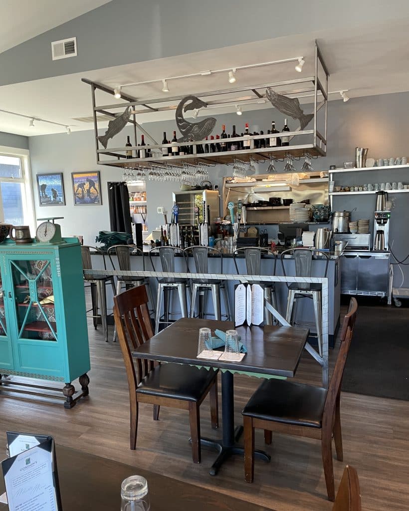 Bar Area and Kitchen