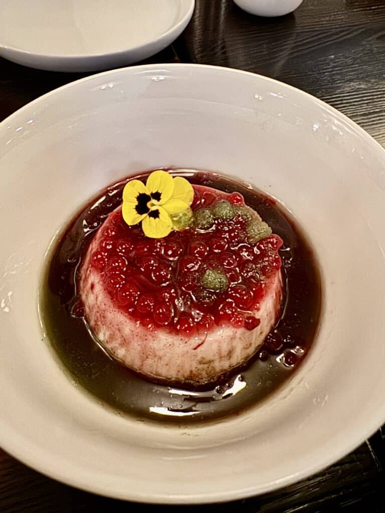 Blueberry Panna Cotta