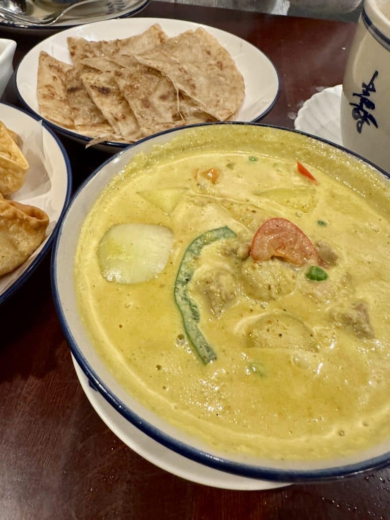 Yellow Curry with Roti